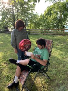 socially distanced picnic